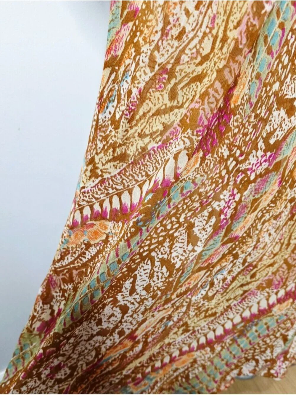 Tory Burch Reversible Bias-Cut Maxi Gown